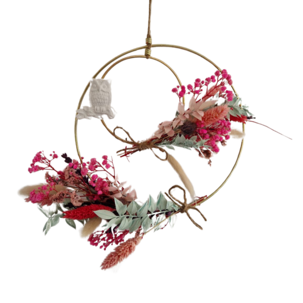 Doppelter Deko Blumenring – Bild 6