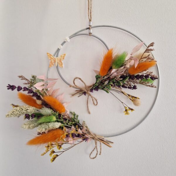 Doppelter Deko Blumenring – Bild 3