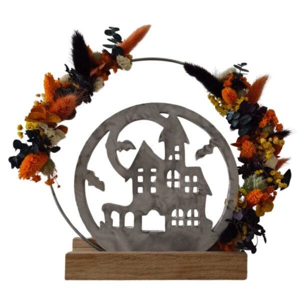 Stehender Halloween Blumenring