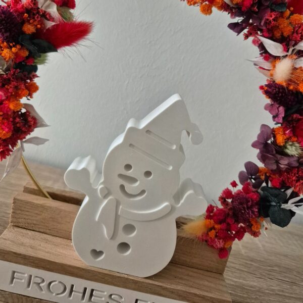 Weihnachtsdeko Stehender Blumenring Frohes Fest – Bild 3